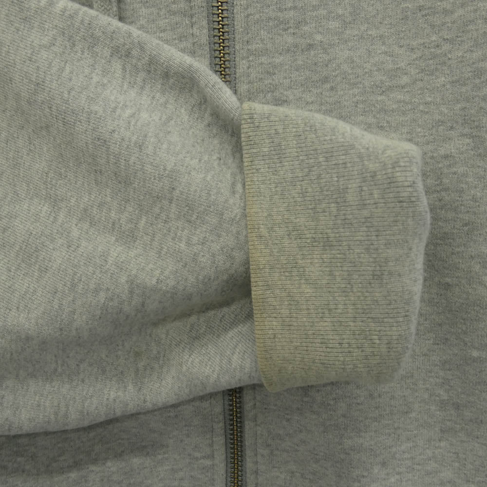 Supreme シュプリーム Double Hood Facemask Zip Up Hooded Sweatshirt ダブル フッド フェイスマスク ジップ アップ フーディー スウェットシャツ グレー系 L【中古】