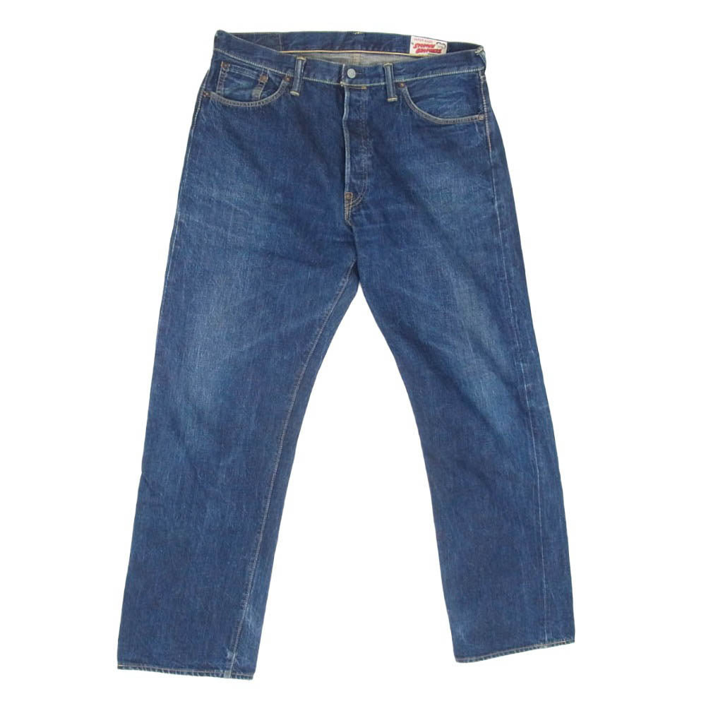 EVISU エヴィス SHIOTANI BROTHERS 塩谷ブラザーズ 家紋カモメ セルビッチ デニム パンツ インディゴブルー系 38【中古】