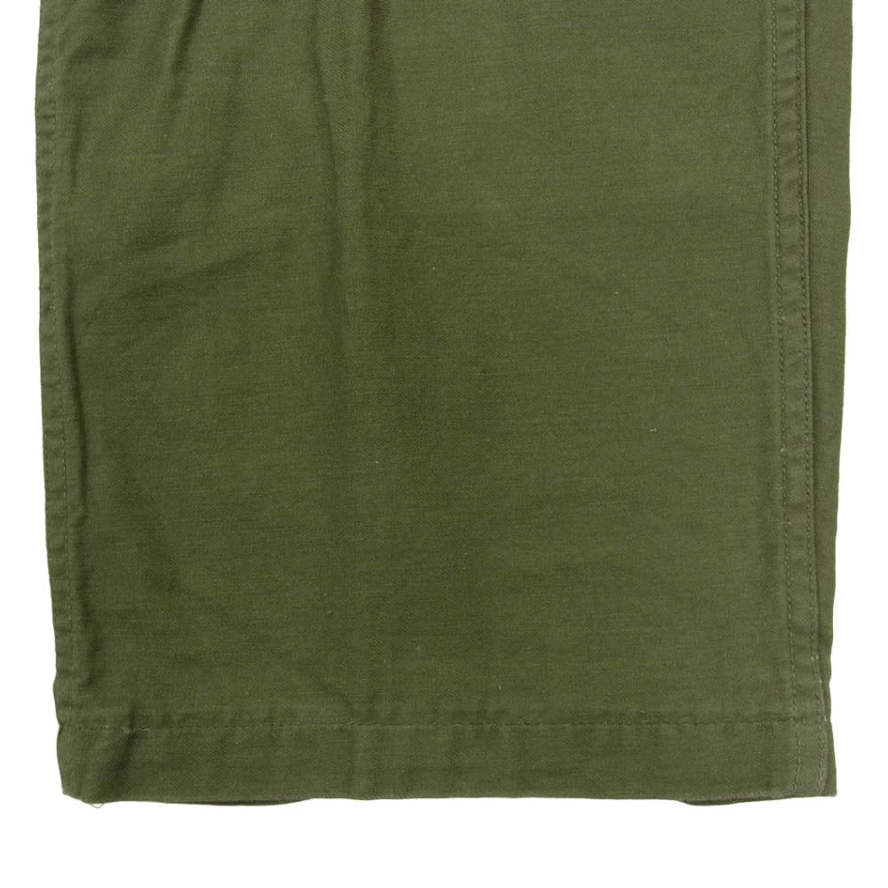 ヴィンテージ 100-67-C-3509 アメリカ軍 60s ユーエスアーミー TROUSERS, MAN'S, COTTON SATEEN OG-107 TYPE I グリッパージップ ベイカー トラウザーズ パンツ カーキ系 サイズ不明【中古】