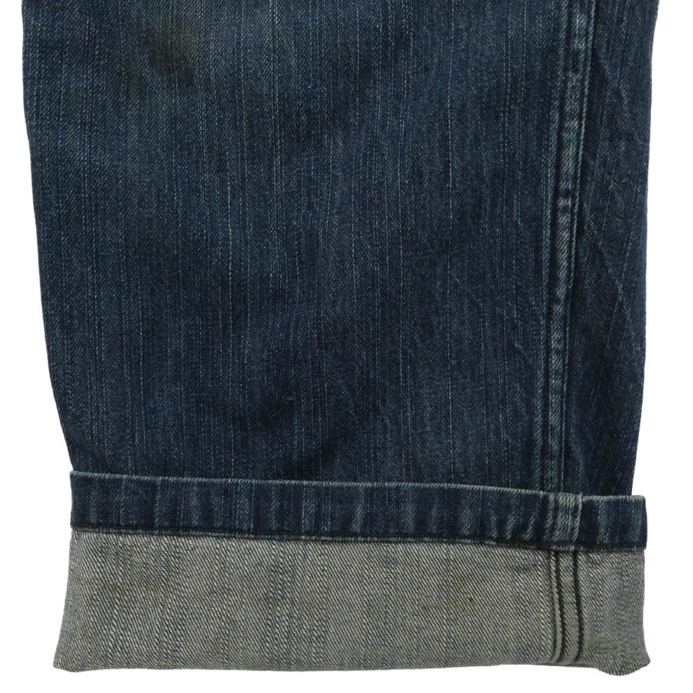 EVISU エヴィス 1200 カモメ デニム ツナギ オールインワン インディゴブルー系 42【中古】
