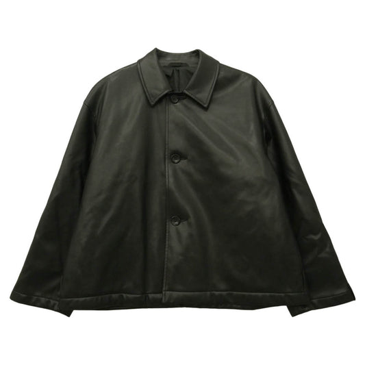 N.HOOLYWOOD エヌハリウッド 2254CO01-052peg BALCAMAAN COAT HOLIDAY COLLECTION SYNTHETIC LEATHER バルマカーン コート ホリデイ コレクション シンセティック レザー ジャケット ブラック系 38【美品】【中古】