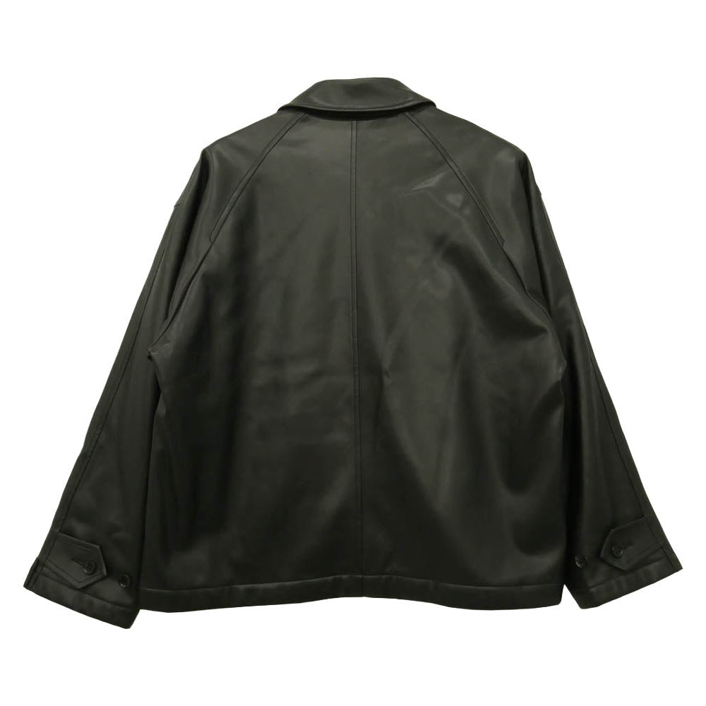 N.HOOLYWOOD エヌハリウッド 2254CO01-052peg BALCAMAAN COAT HOLIDAY COLLECTION SYNTHETIC LEATHER バルマカーン コート ホリデイ コレクション シンセティック レザー ジャケット ブラック系 38【美品】【中古】