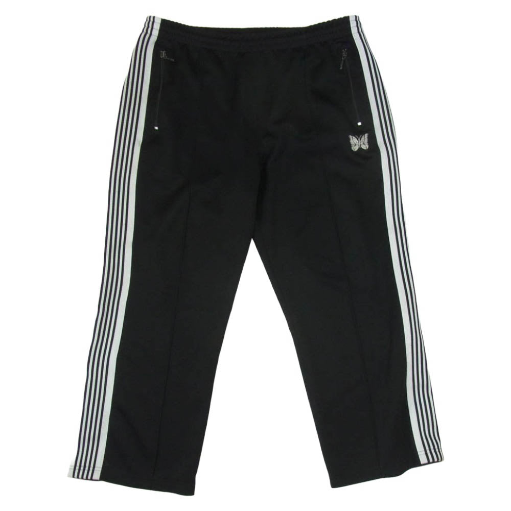 Needles ニードルス 24SS OT1600 Track Pant PolySmooth ライン トラック パンツ ブラック系 L【中古】