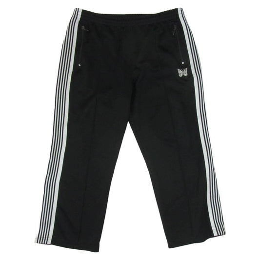 Needles ニードルス 24SS OT1600 Track Pant PolySmooth ライン トラック パンツ ブラック系 L【中古】