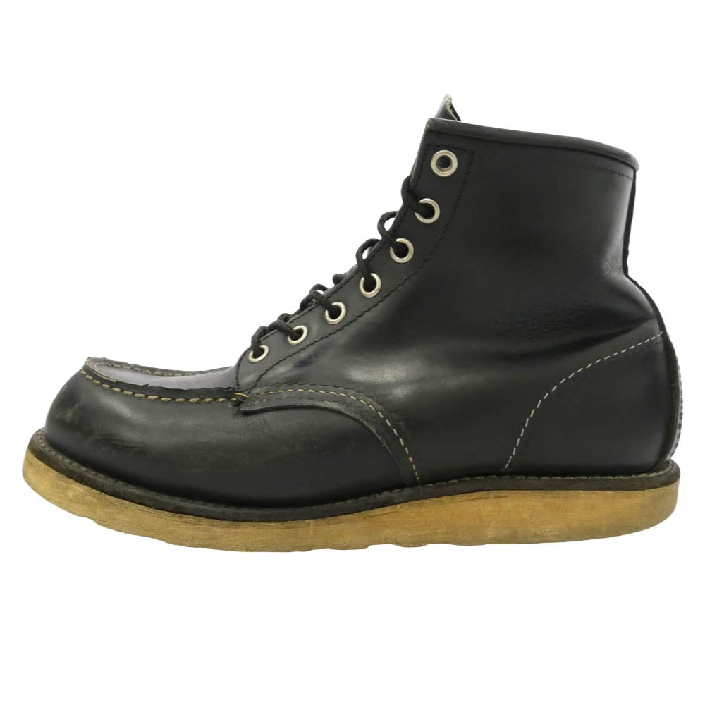 RED WING レッドウィング 8130 アイリッシュセッター 06年製 モックトゥ ブーツ ブラック系 8D【中古】