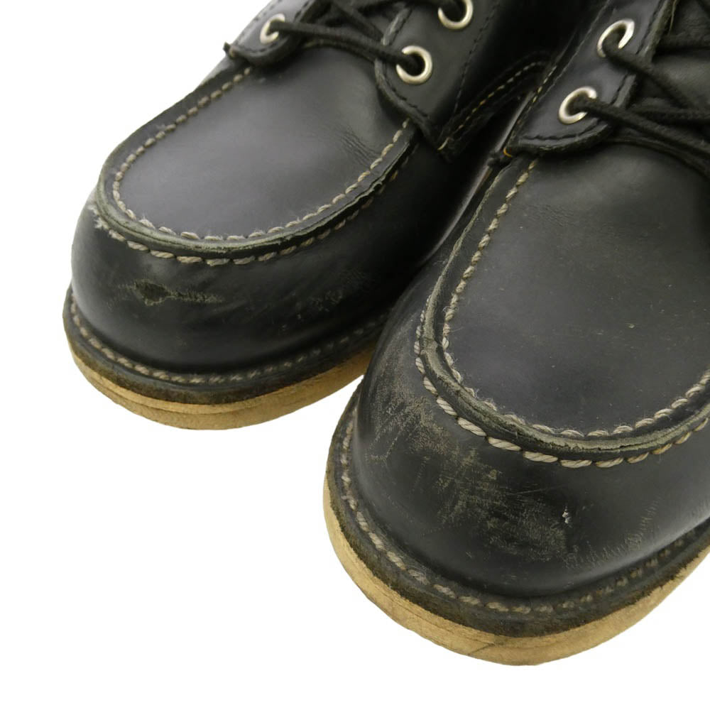 RED WING レッドウィング 8130 アイリッシュセッター 06年製 モックトゥ ブーツ ブラック系 8D【中古】