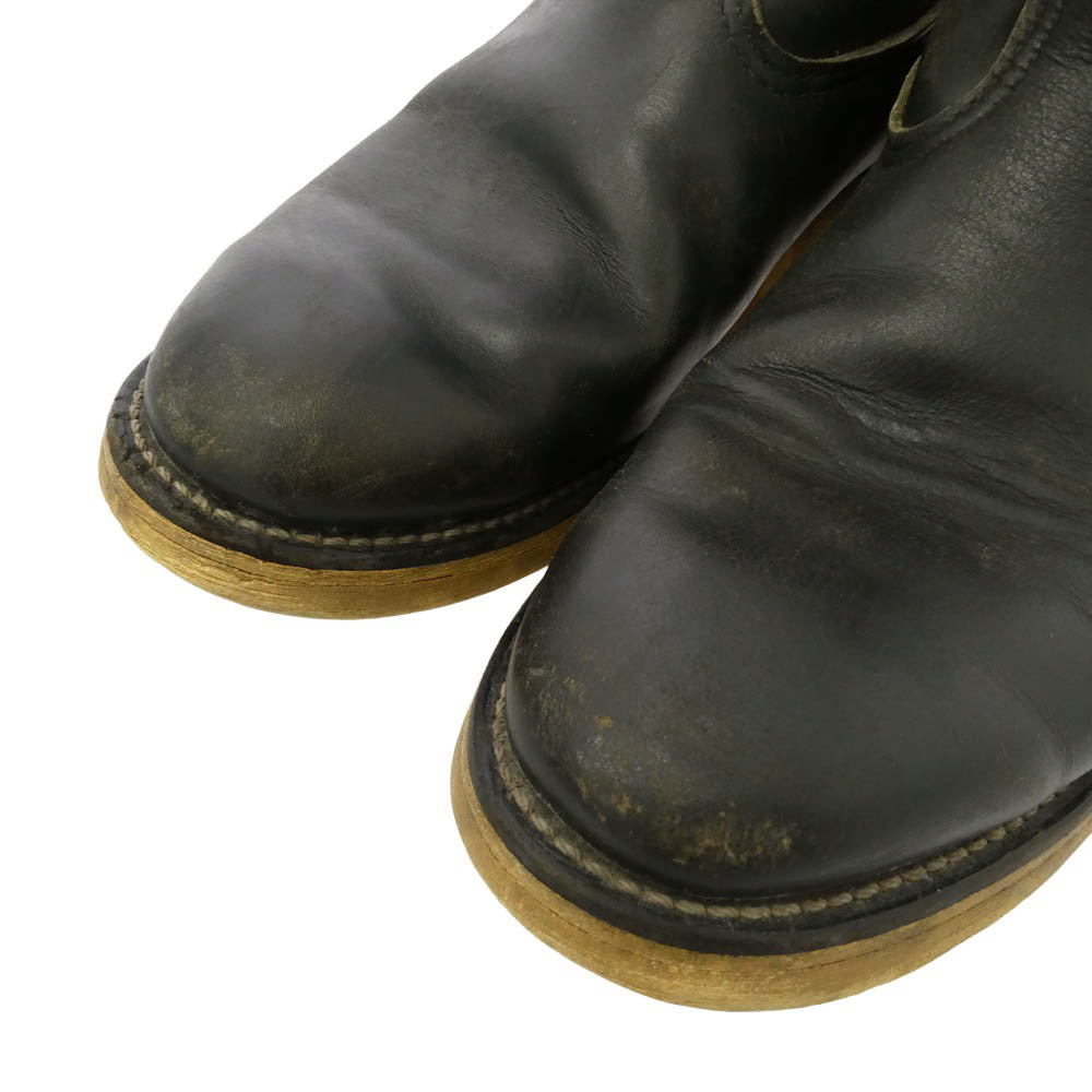 RED WING レッドウィング 1098 90s 98年製 刺繍縦羽タグ 8169 PECOS ペコス ブーツ ブラック系 8E【中古】