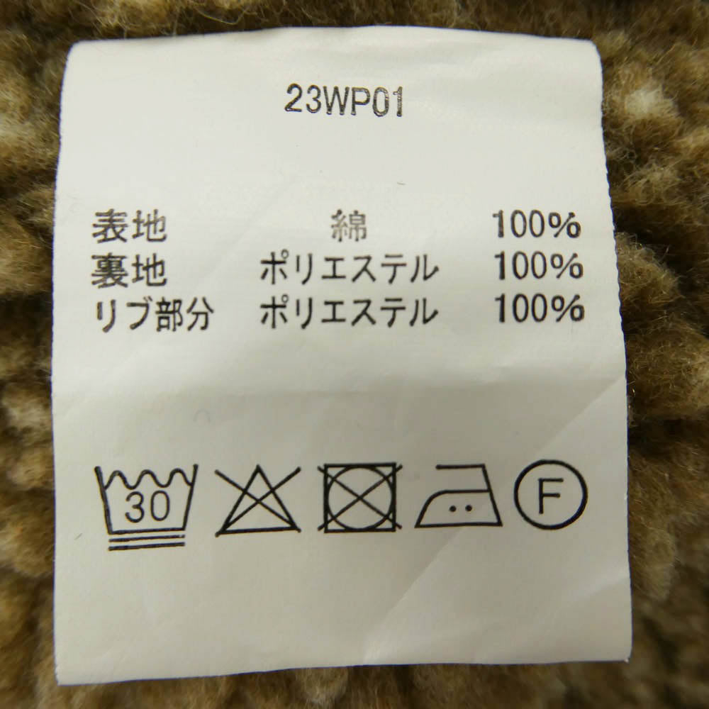 WAIPER ワイパー 23WP01 U.S.NAVY N-1 襟ボア ジップ デッキジャケット カーキ系 38【中古】