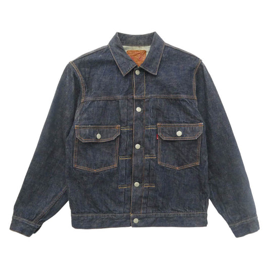 FULLCOUNT フルカウント 2102 Type2 Denim Jacket 13.7oz 濃紺 セカンド デニム ジャケット インディゴブルー系 38【中古】