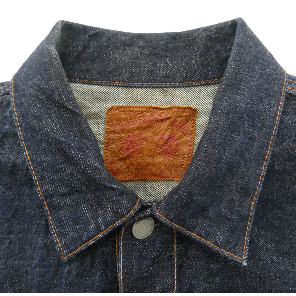 FULLCOUNT フルカウント 2102 Type2 Denim Jacket 13.7oz 濃紺 セカンド デニム ジャケット インディゴブルー系 38【中古】