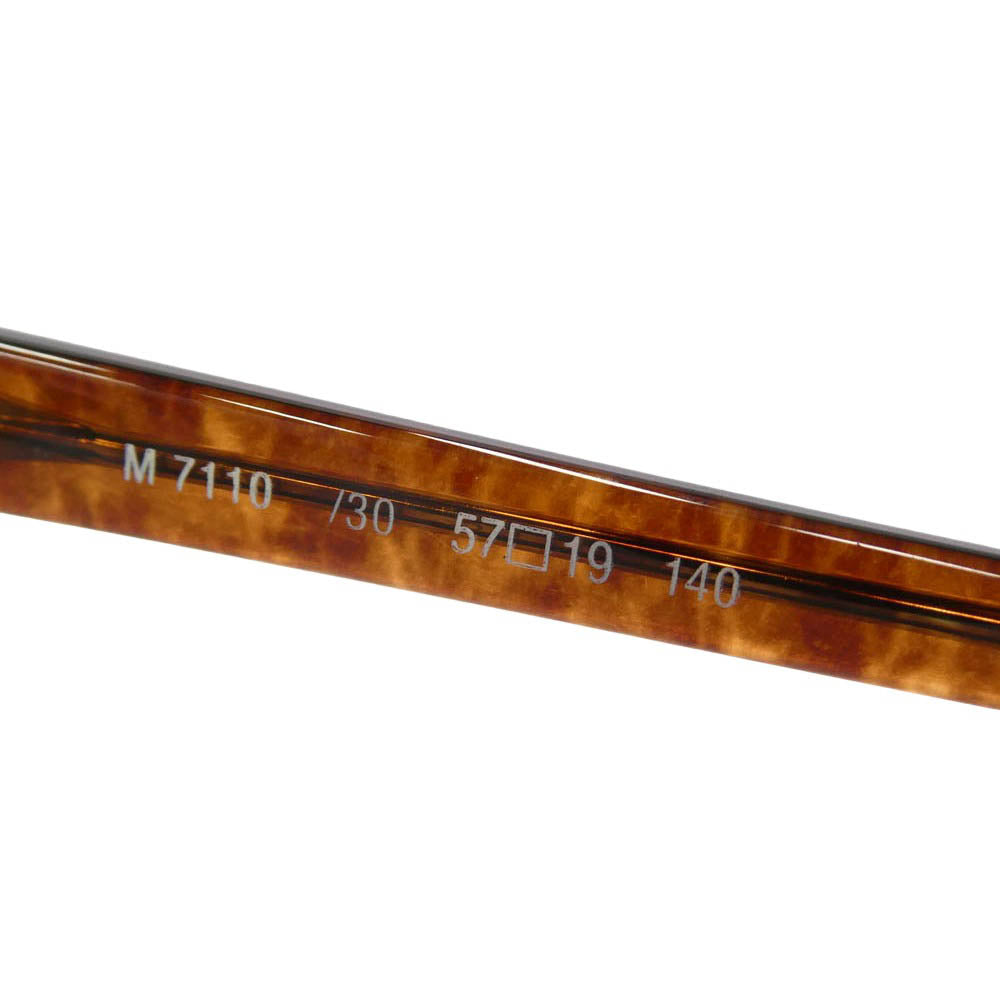 シルエット M7110 眼鏡 メガネ 度入りレンズ ゴールド系 ブラウン系 57□19 140【中古】