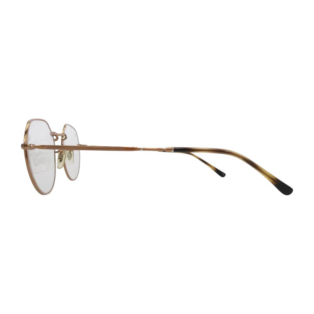 Ray-Ban レイバン RB6465F JACK 眼鏡 メガネ 度入りレンズ ブラウン系 ピンクゴールド系 53□20 145【中古】