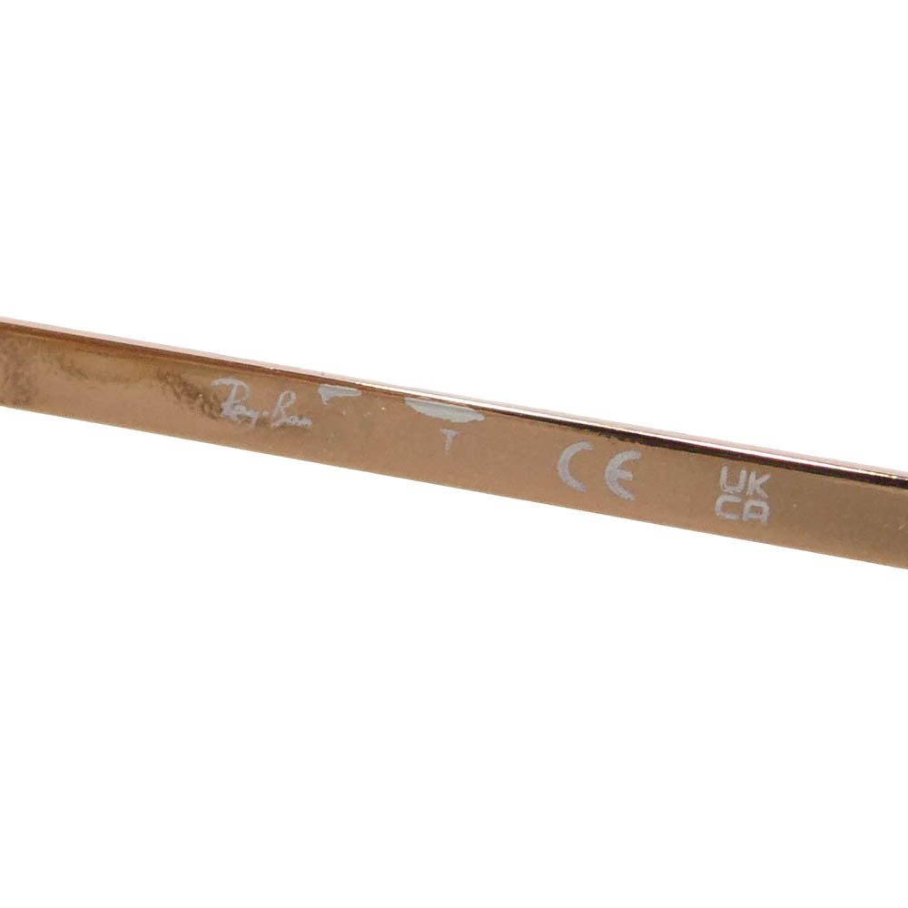 Ray-Ban レイバン RB6465F JACK 眼鏡 メガネ 度入りレンズ ブラウン系 ピンクゴールド系 53□20 145【中古】