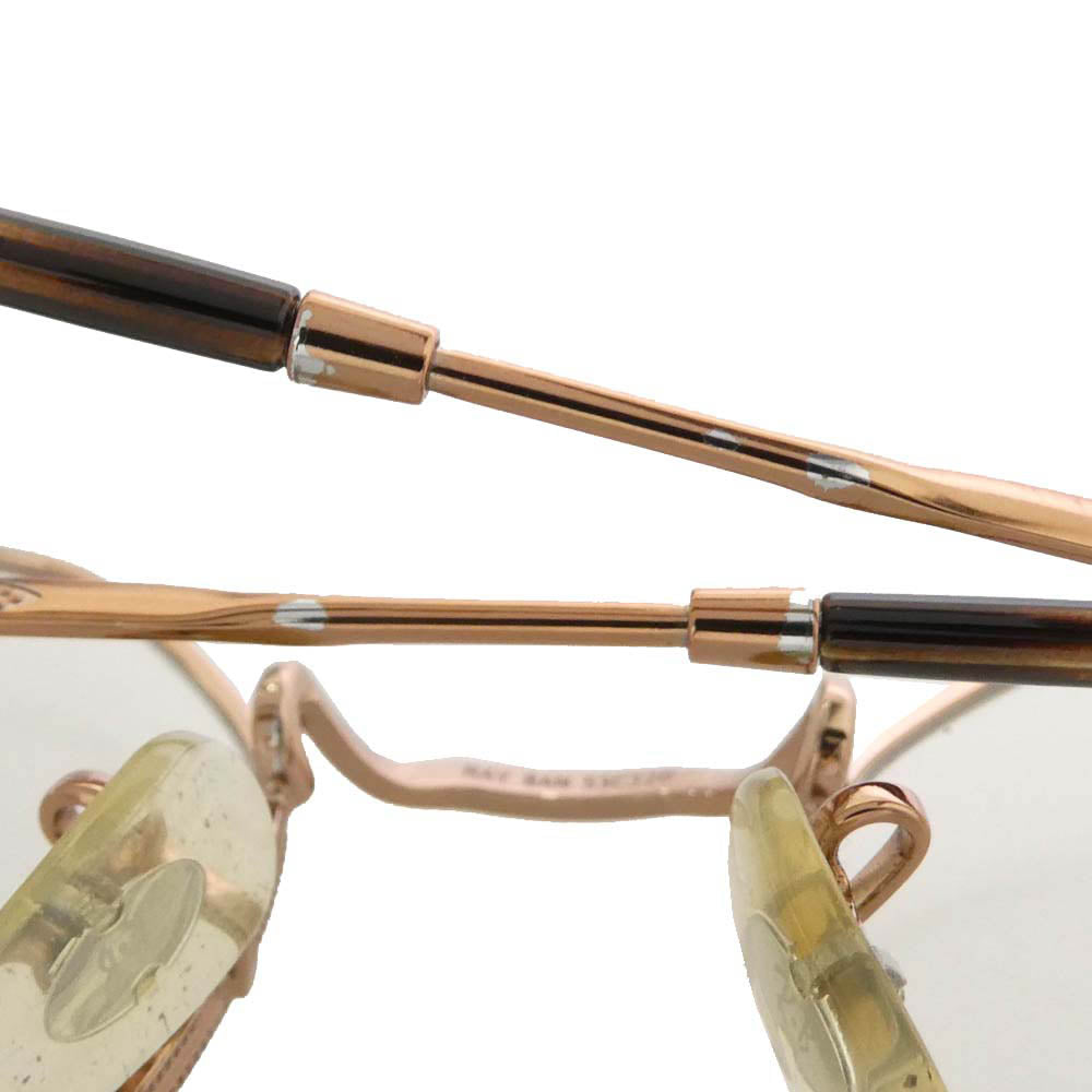 Ray-Ban レイバン RB6465F JACK 眼鏡 メガネ 度入りレンズ ブラウン系 ピンクゴールド系 53□20 145【中古】