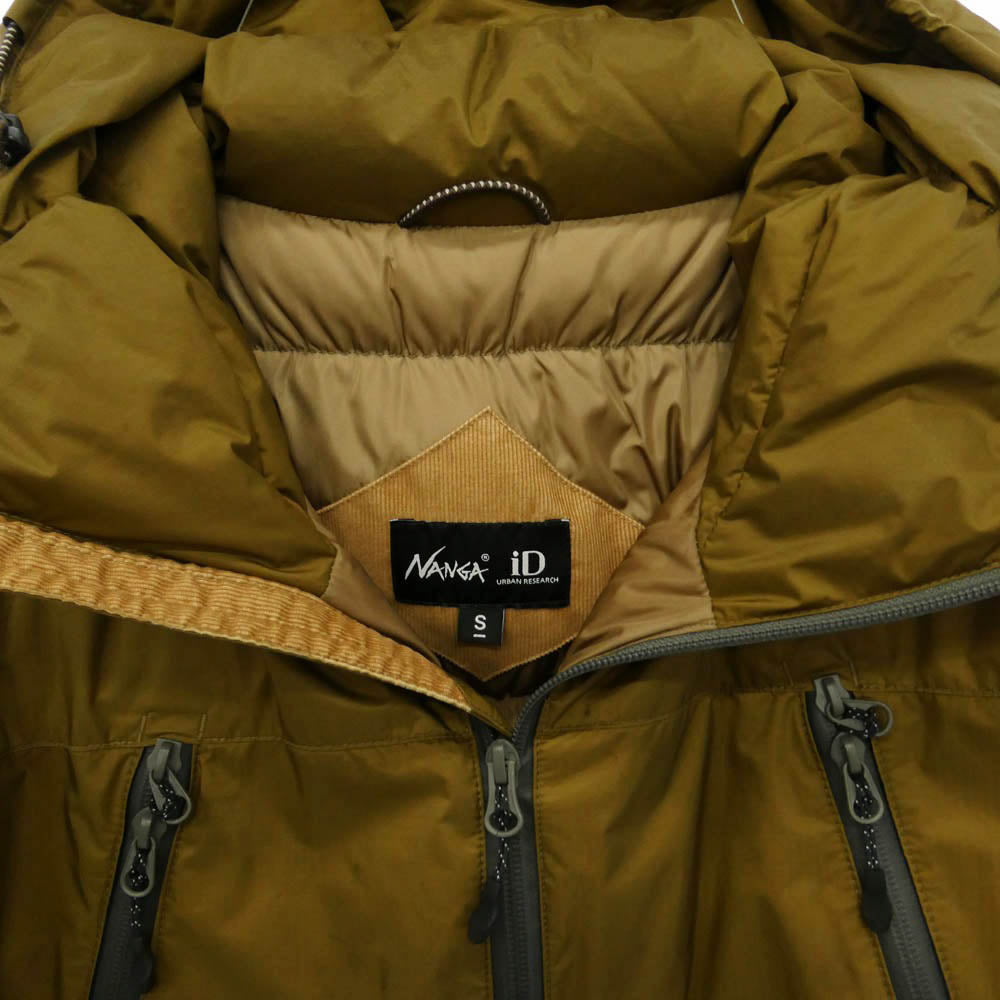 NANGA ナンガ URBAN RESEARCH アーバンリサーチ × URBAN RESEARCH アーバンリサーチ ダウンジャケット モスグリーン系 S【中古】