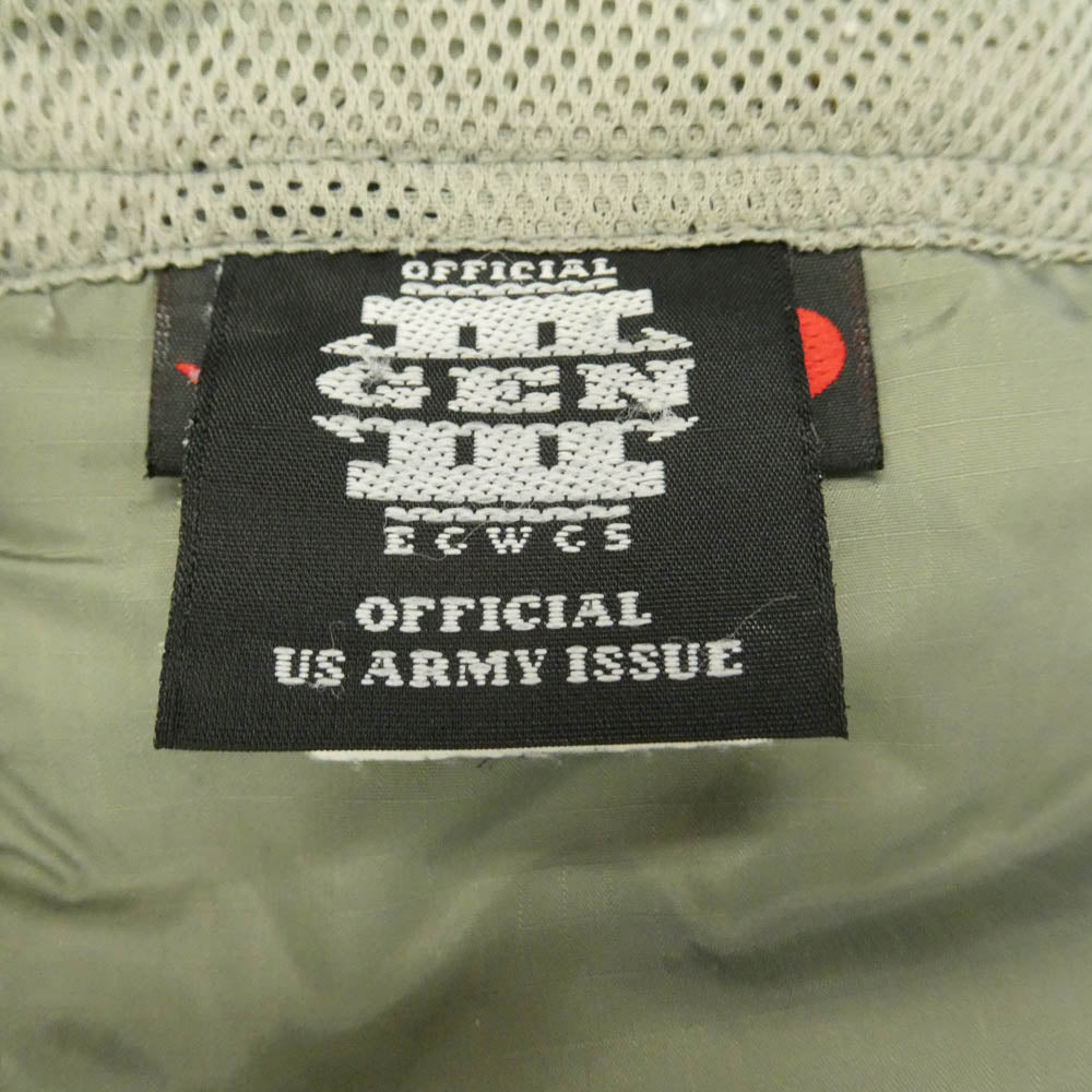 米軍 WILD THINGS社製 USA製 8415-01-538-6278 ECWCS GEN3 LEVEL7 JACKET Sレギュラー カーキ系 S【中古】