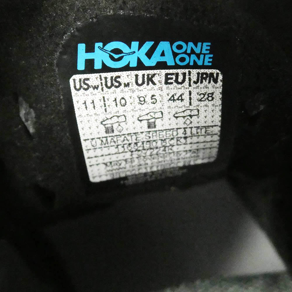 HOKA ONE ONE ホカ オネオネ 1168450 Mafate Speed 4 Lite BCKT マファテ スピード4 ライト ブラック ブラック系 28cm【中古】