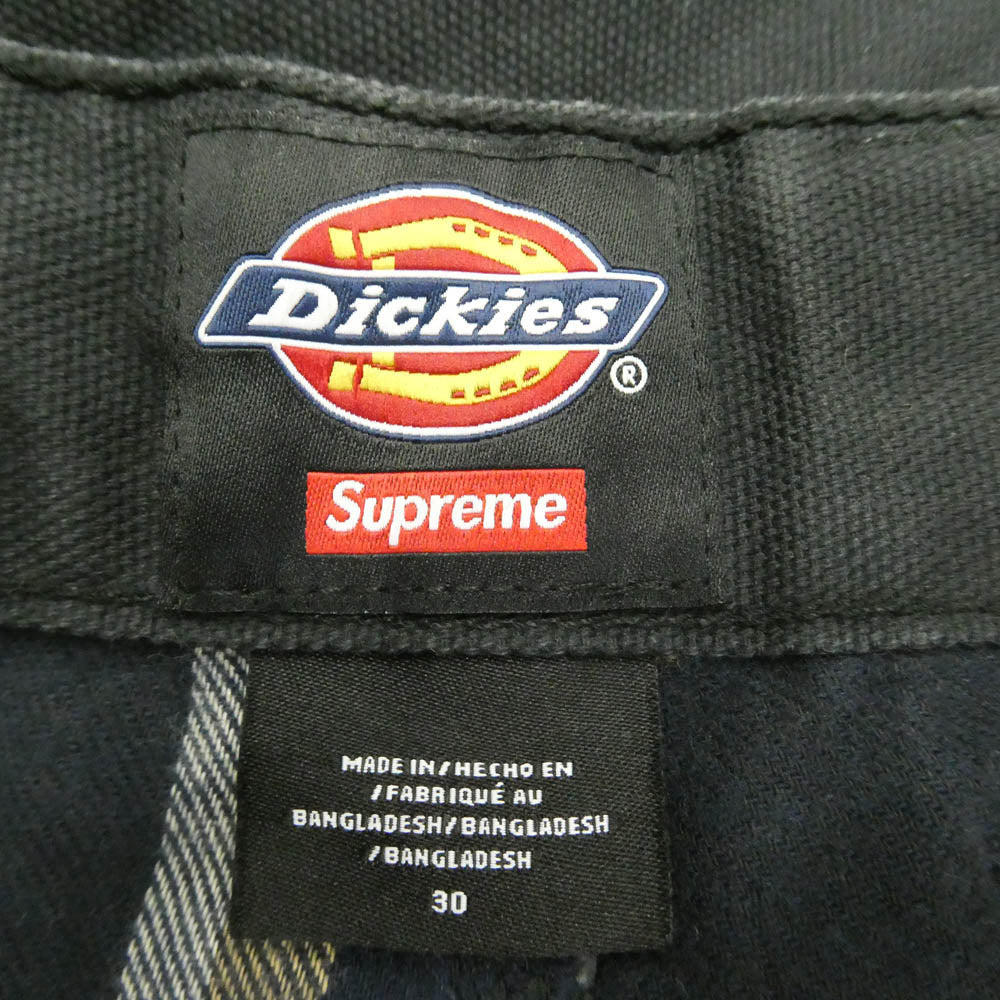 Supreme シュプリーム Dickies ディッキーズ 24AW × Dickies Flannel Lined Cargo Pant ディッキーズ フランネル ライン カーゴ パンツ ブラック系 30【中古】