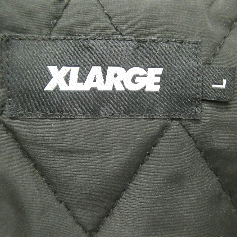 エクストララージ 101234021009 OG LOGO VARSITY JACKET ロゴ バーシティ スタジャン ジャケット ブルゾン グリーン系 L【中古】