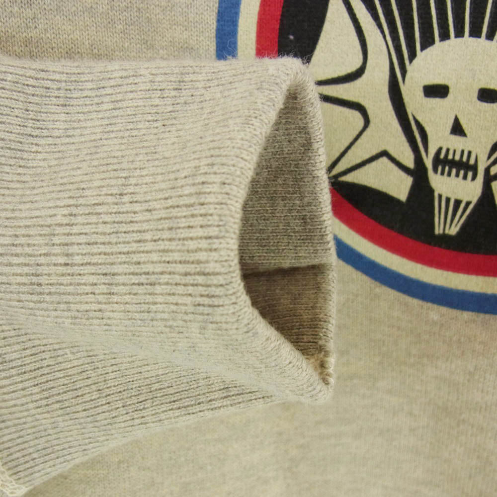 The REAL McCOY'S ザリアルマッコイズ MC17109 MILITARY SWEATSHIRT AIR BOURNE 両V ミリタリー スウェット トレーナー グレー系 S【中古】
