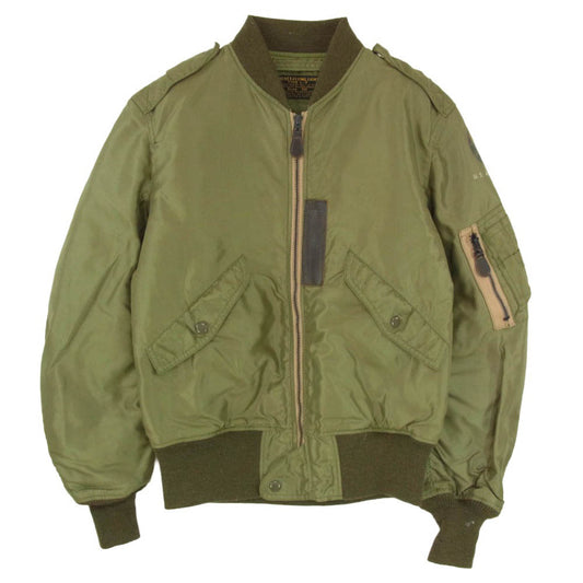 The REAL McCOY'S ザリアルマッコイズ MIL-J-5391 L-2B US AIR FORCE フライトジャケット モスグリーン系 36【中古】