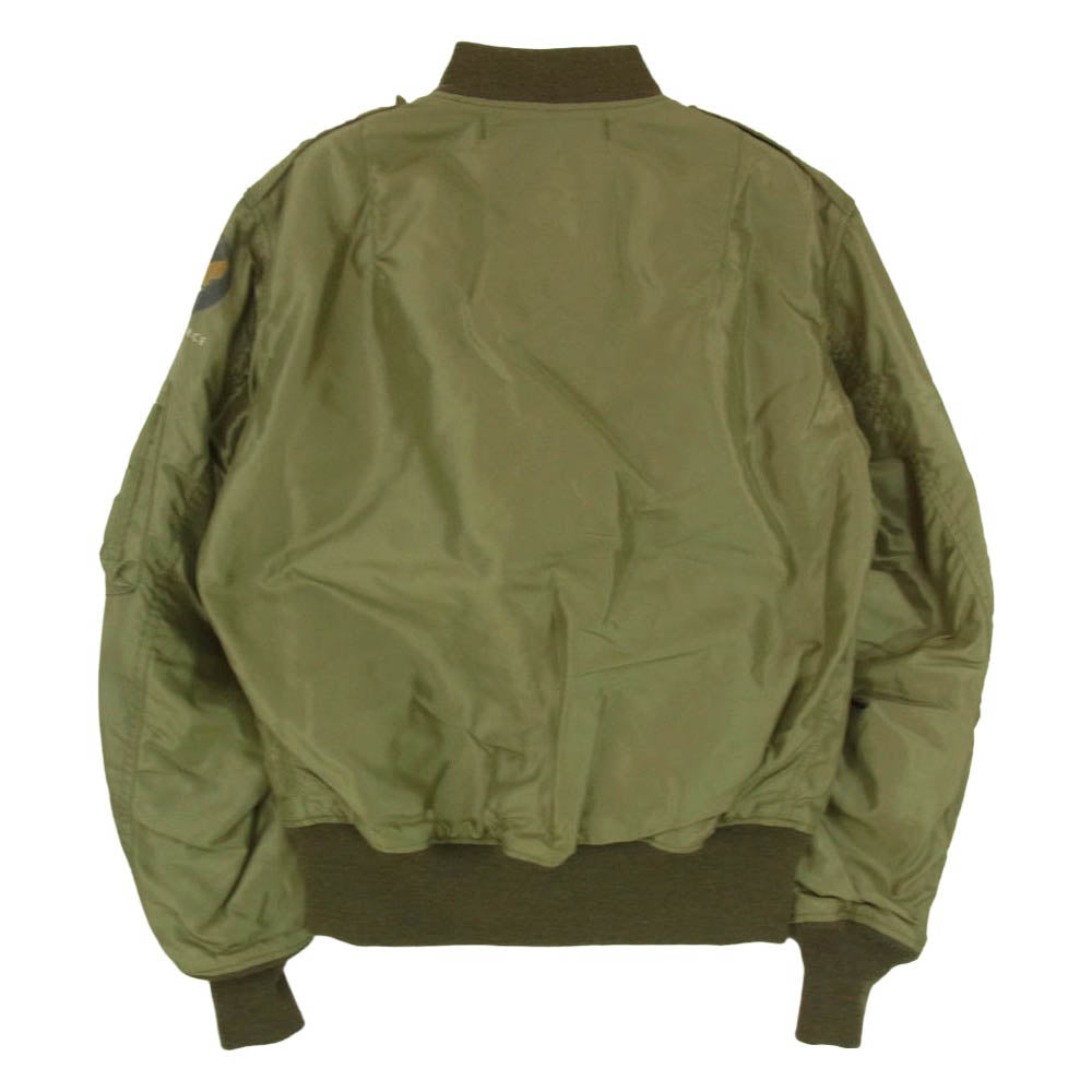 The REAL McCOY'S ザリアルマッコイズ MIL-J-5391 L-2B US AIR FORCE フライトジャケット モスグリーン系 36【中古】