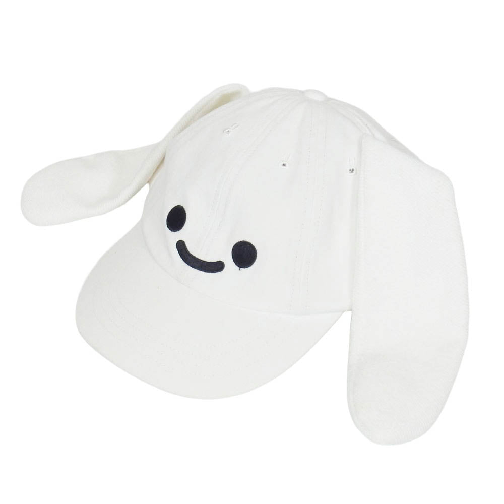 キューン Rabbit Eared Cap ウサギの耳付きキャップ ホワイト系 ONE【中古】