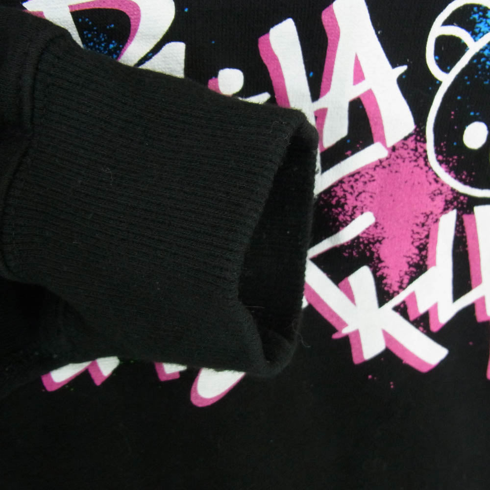 キューン 30th ANNIV PULL PARKA リラックマ グラフィティー プルオーバー パーカー ブラック系 M【中古】