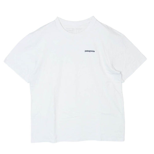patagonia パタゴニア 19SS STY39174SP19 M's P 6 Logo Responsibili-Tee ロゴ プリント Tシャツ 半袖 カットソー ホワイト系 L【中古】