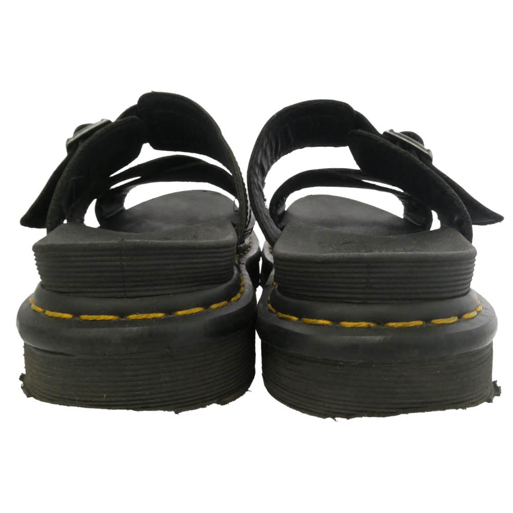 Dr.Martens ドクターマーチン RYKER ライカ― レザー サンダル ブラック系 アウトソール29cm【中古】