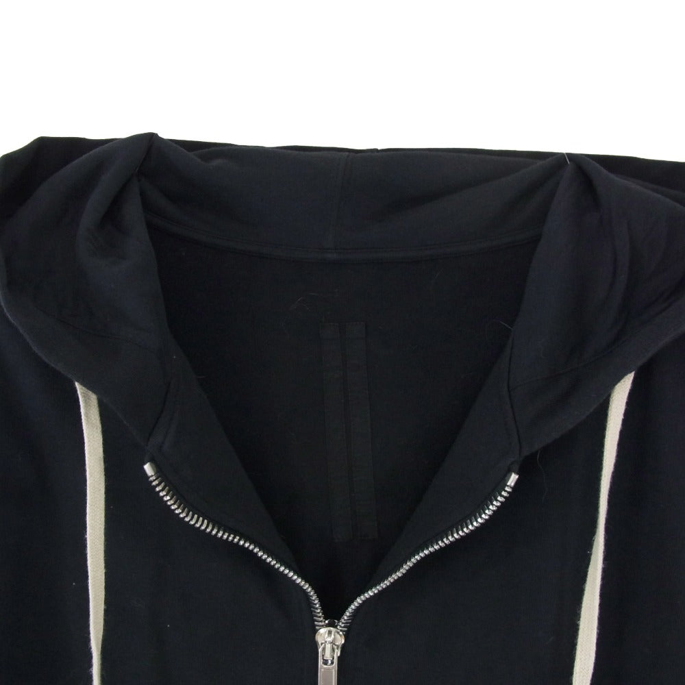 Rick Owens リックオウエンス 20SS RIG DRKSHDW ダークシャドウ 20SS DU20S5276-RIGEP3 Jason's Hoodie ペンタグラムグラフィック バックプリント ジェイソンズ フーディー ジップパーカー RIG素材 ブラック系 M【中古】