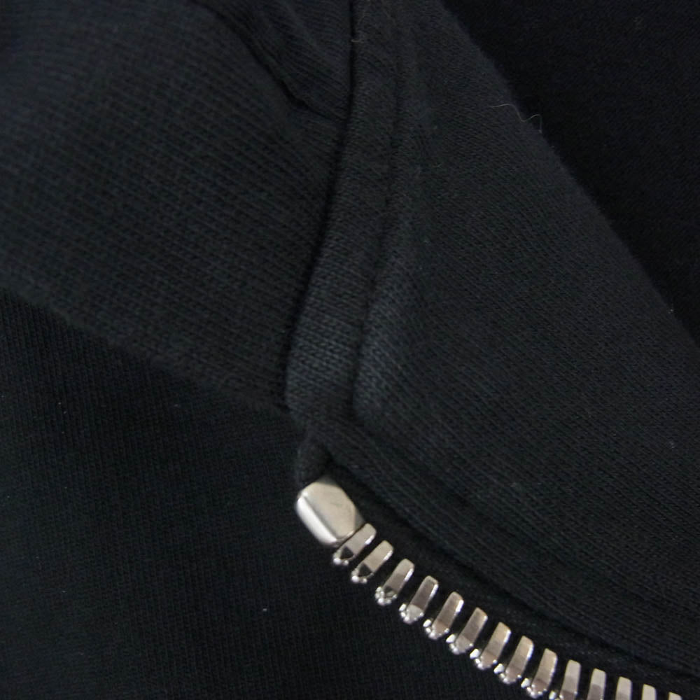 Rick Owens リックオウエンス 20SS RIG DRKSHDW ダークシャドウ 20SS DU20S5276-RIGEP3 Jason's Hoodie ペンタグラムグラフィック バックプリント ジェイソンズ フーディー ジップパーカー RIG素材 ブラック系 M【中古】