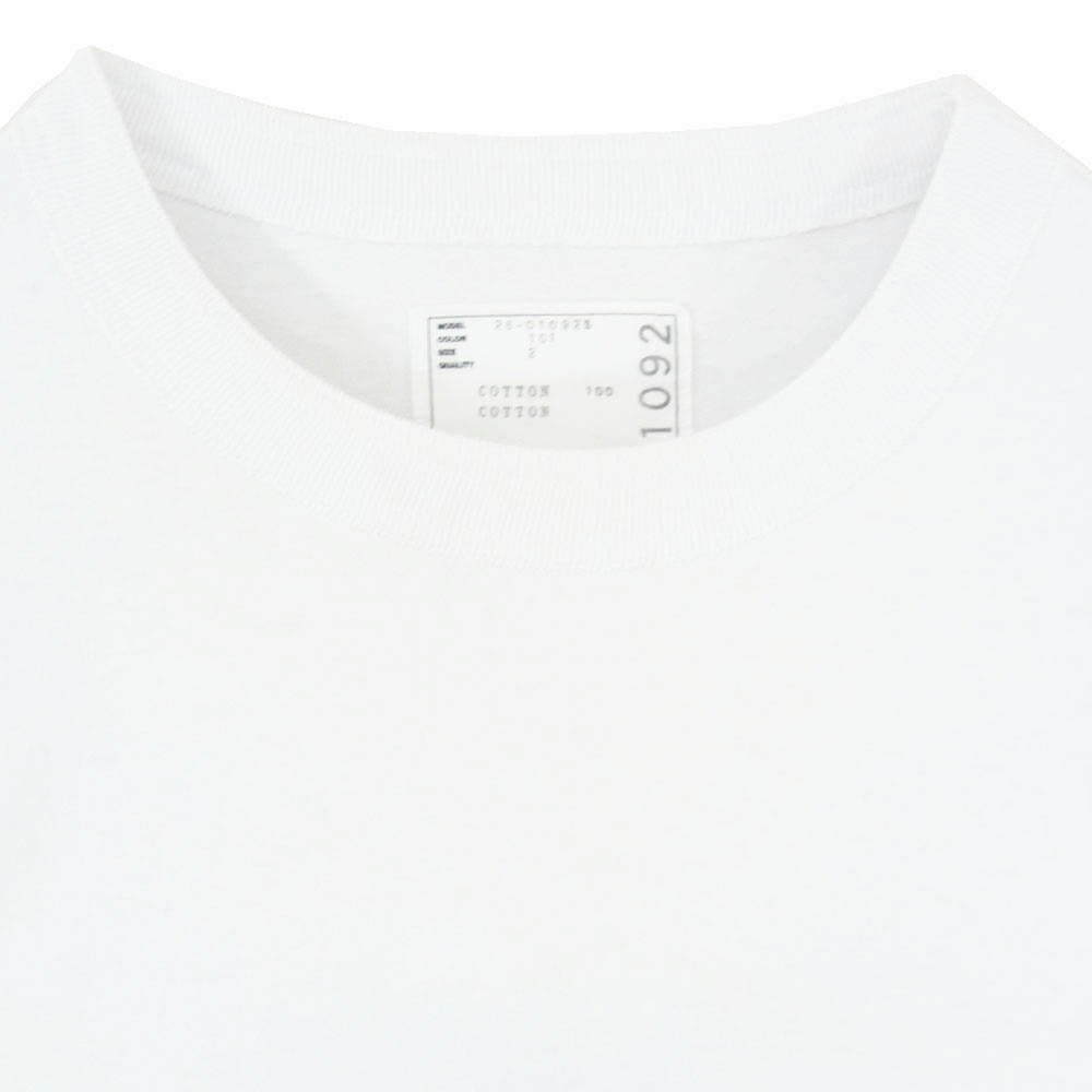 Sacai サカイ Carhartt カーハート 26SS 26-01092S × Carhartt WIP Cotton Jersey T-Shirt カーハート コットン ジャージー Tシャツ 半袖 カットソー ホワイト系 2【中古】