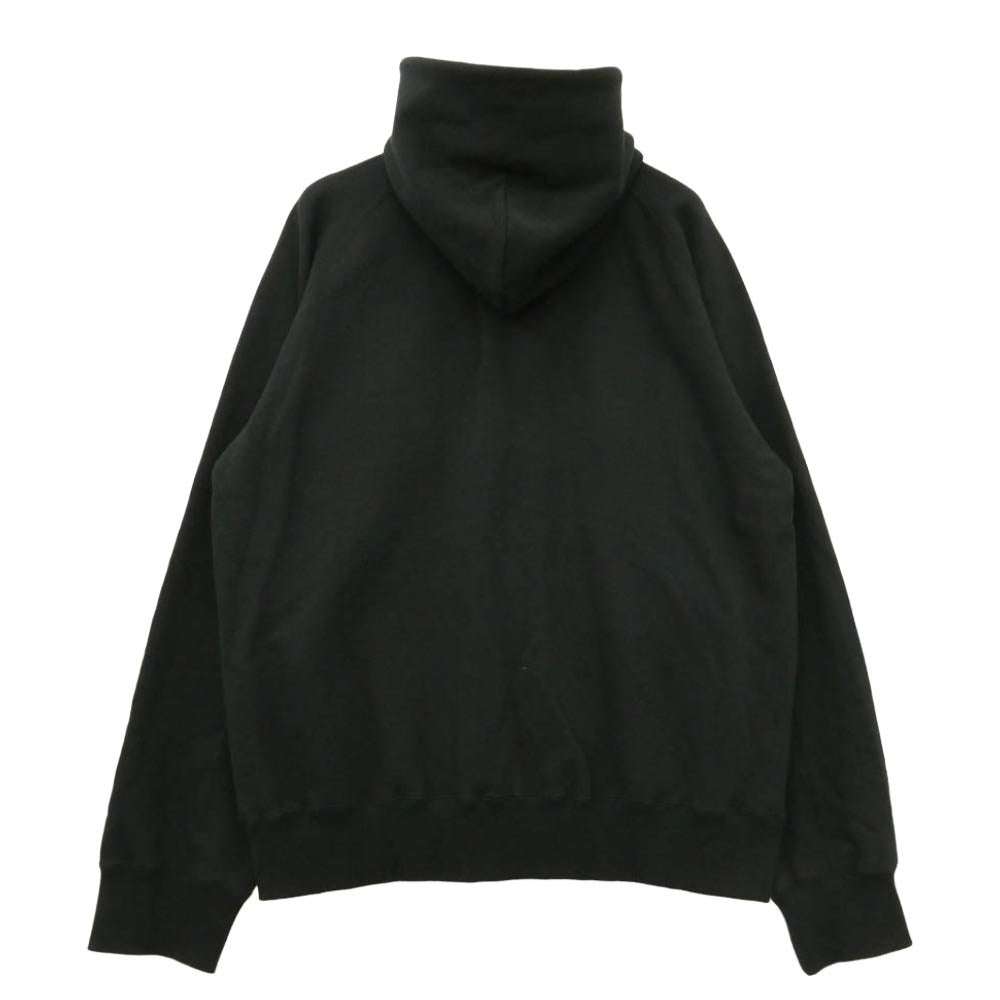 Sacai サカイ Carhartt カーハート 26SS 26-01091S x Carhartt WIP Cotton Jersey Hoodie カーハート コットン ジャージー フーディー ジップアップ パーカー ブラック系 3【中古】