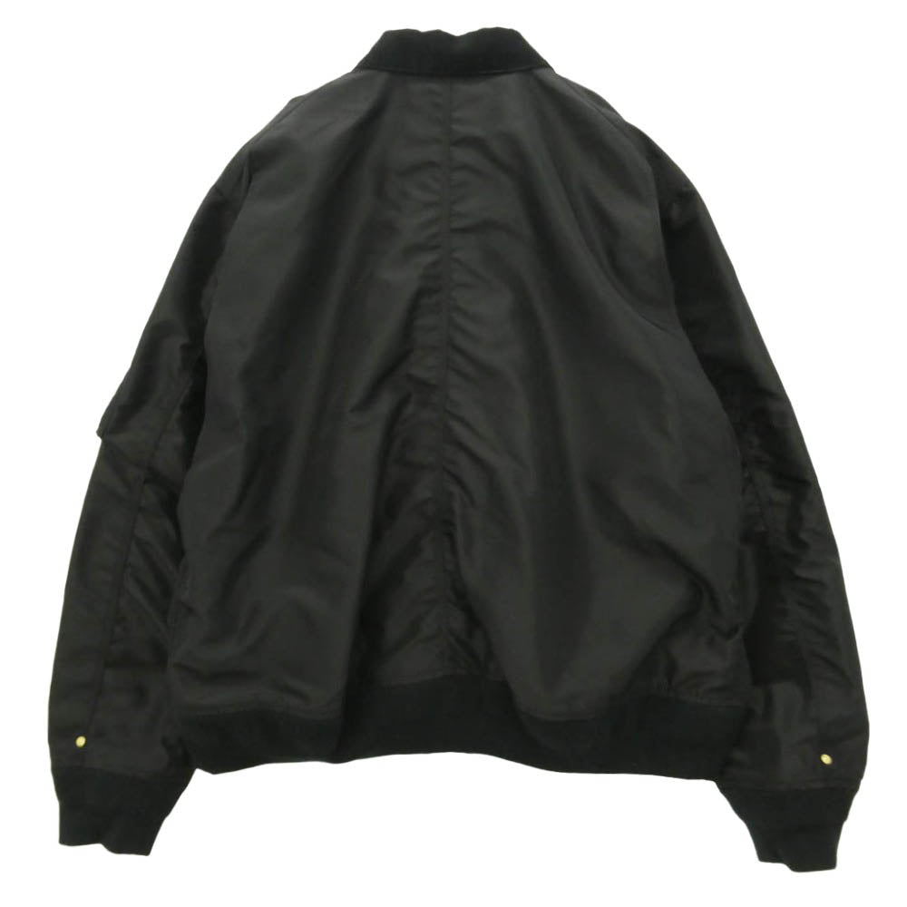 Sacai サカイ Carhartt カーハート 26SS 26-03990M x Carhartt WIP Nylon Twill Duck Blouson カーハート ナイロン ツイル ダック ブルゾン ジャケット ブラック系 3【中古】