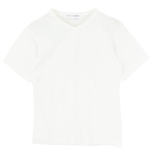 COMME des GARCONS コムデギャルソン SHIRT S11142 Vネック 半袖カットソー Tシャツ ホワイト系 S【中古】