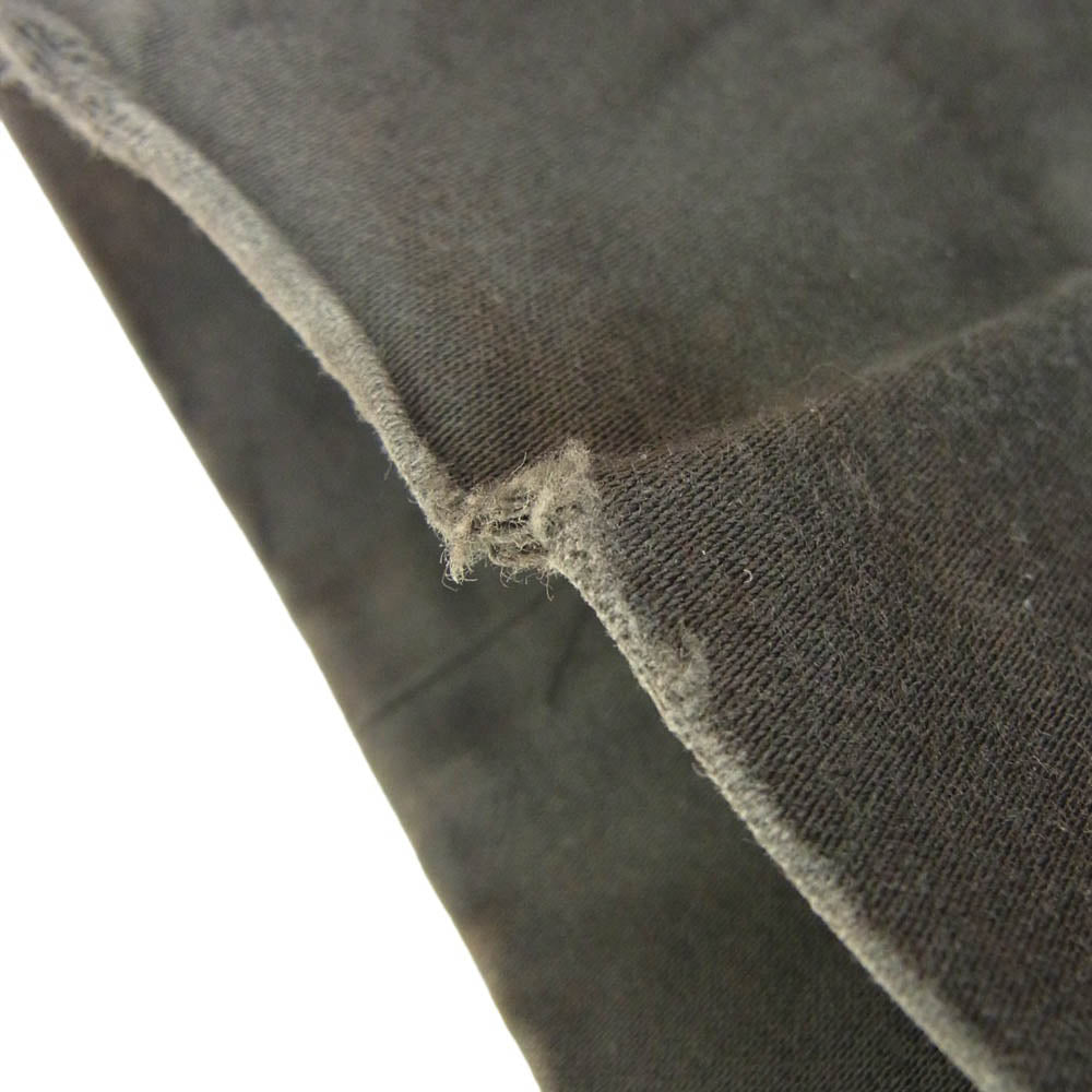 MAISON MARTIN MARGIELA メゾンマルタンマルジェラ 10ライン ここのえタグ 00s アーカイブ センタープレス コットントラウザー スラックスパンツ グレー系 48【中古】