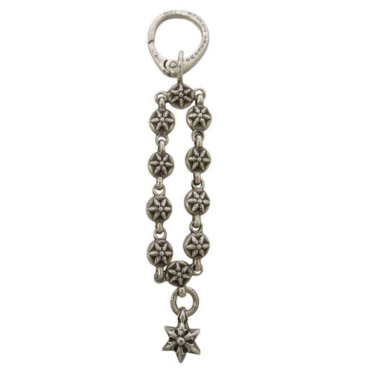 CHROME HEARTS クロムハーツ（原本無） STAR BALL STAR スターボール スターチャーム キーチェーン シルバー系【中古】