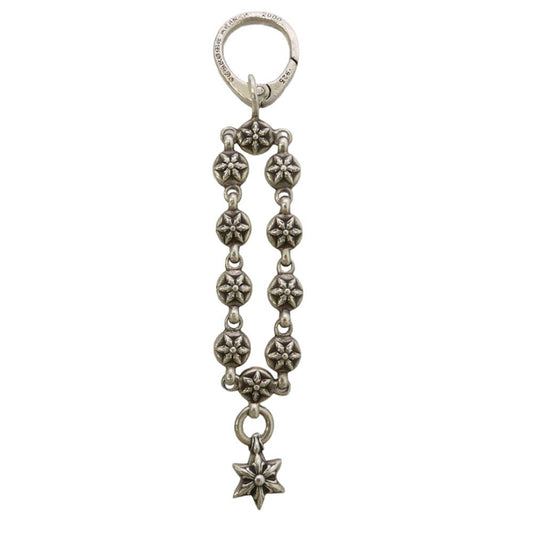 CHROME HEARTS クロムハーツ（原本無） STAR BALL STAR スターボール スターチャーム キーチェーン シルバー系【中古】