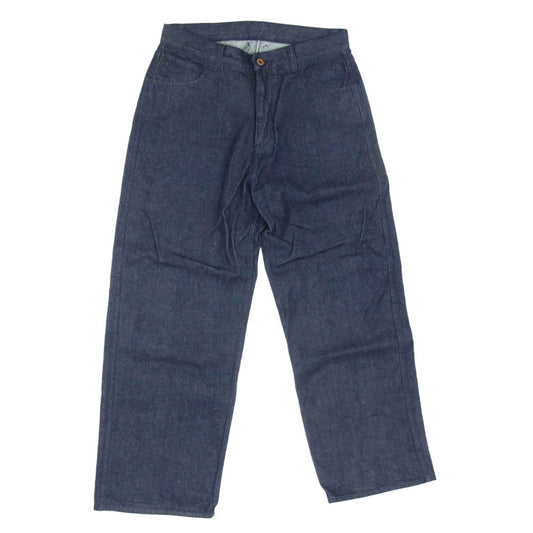 BLUCO WORK GARMENT ブルコ 161-42-004 ワイド デニム パンツ インディゴブルー系 L【中古】