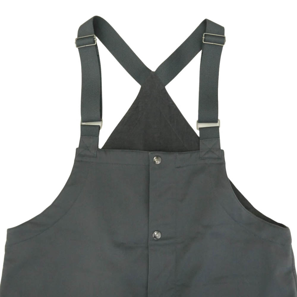 BLUCO WORK GARMENT ブルコ 147-43-006 コットン 裏起毛 オーバーオール サロペット グレー グレー系 L【中古】