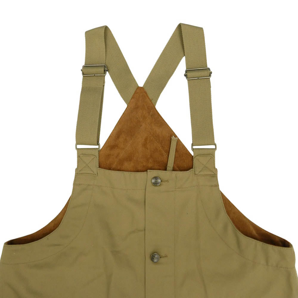 BLUCO WORK GARMENT ブルコ 151-43-150 コットン オーバーオール サロペット カーキ系 L【中古】