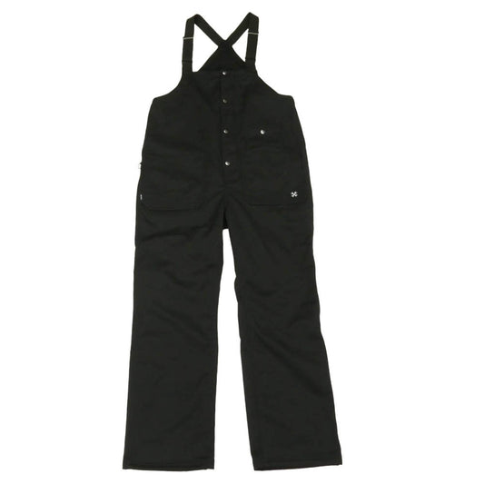 BLUCO WORK GARMENT ブルコ 157-43-006 コットン 裏起毛 オーバーオール サロペット ブラック ブラック系 L【中古】