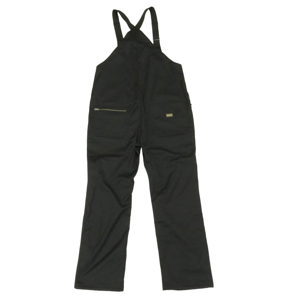 BLUCO WORK GARMENT ブルコ 157-43-006 コットン 裏起毛 オーバーオール サロペット ブラック ブラック系 L【中古】