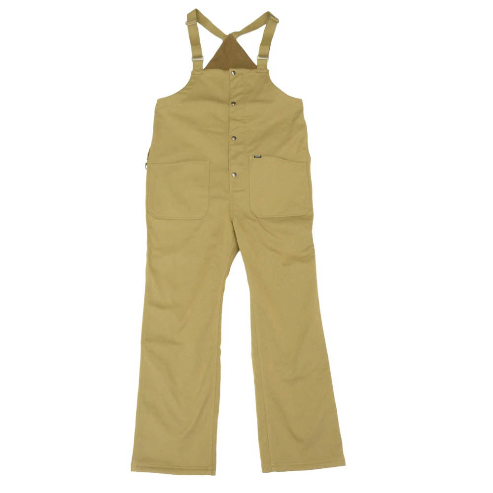 BLUCO WORK GARMENT ブルコ 147-43-006 コットン 裏起毛 オーバーオール サロペットアベージュ ベージュ系 L【中古】
