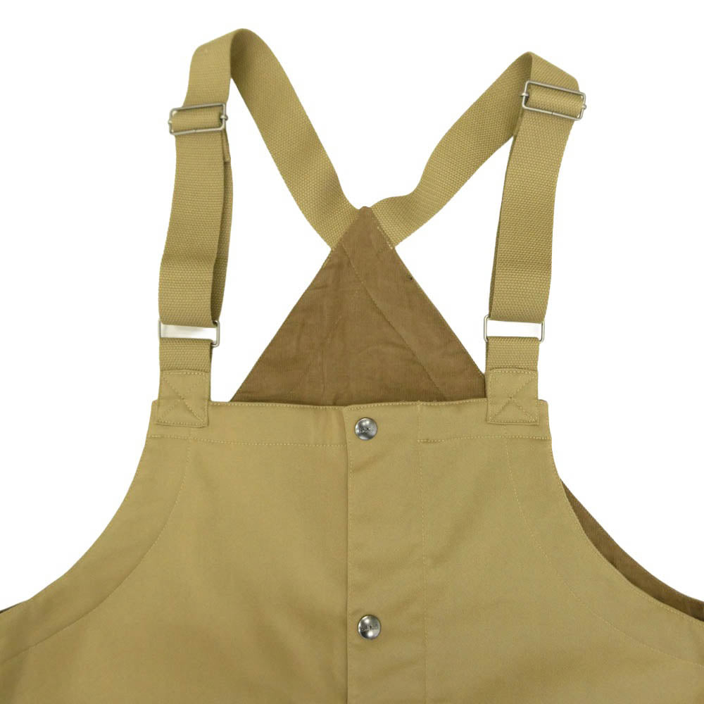 BLUCO WORK GARMENT ブルコ 147-43-006 コットン 裏起毛 オーバーオール サロペットアベージュ ベージュ系 L【中古】