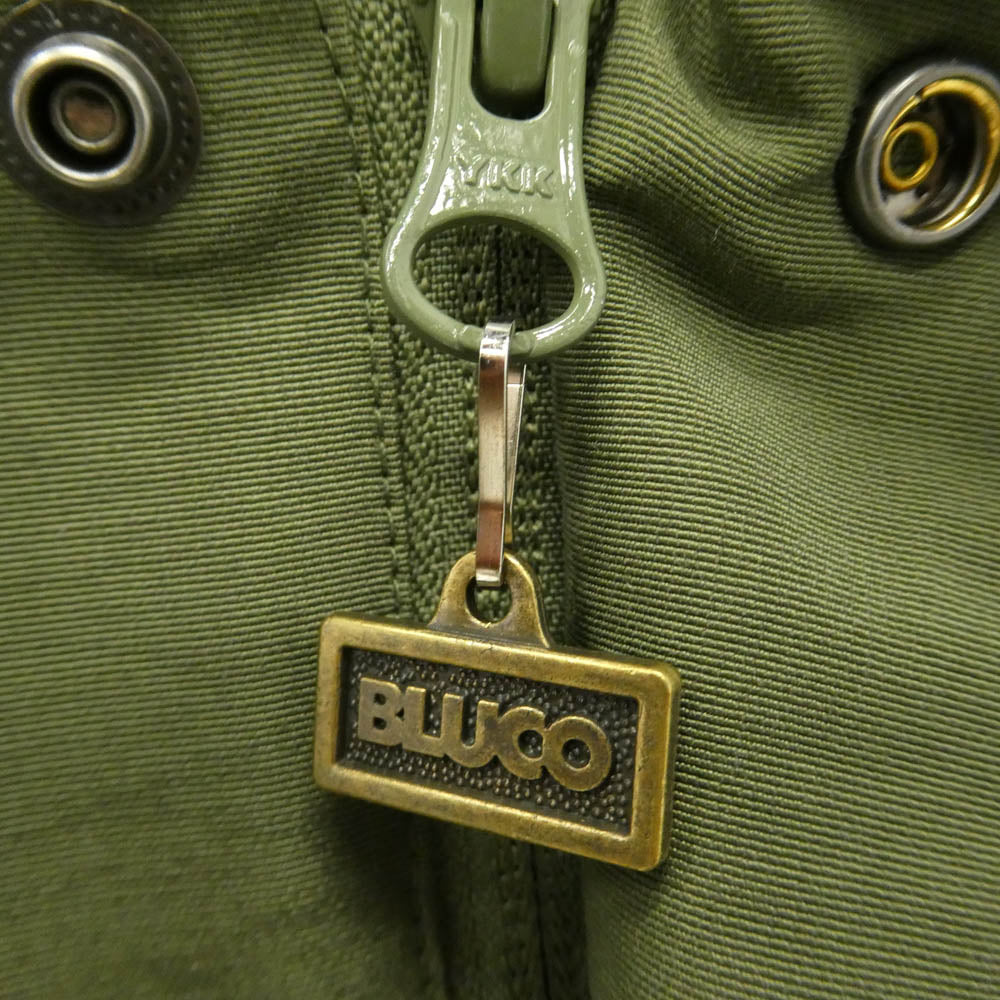 BLUCO WORK GARMENT ブルコ 151-31-041 60 40 CHIN STRAP COACH JACKET チンストラップ コーチジャケット カーキ系 L【中古】