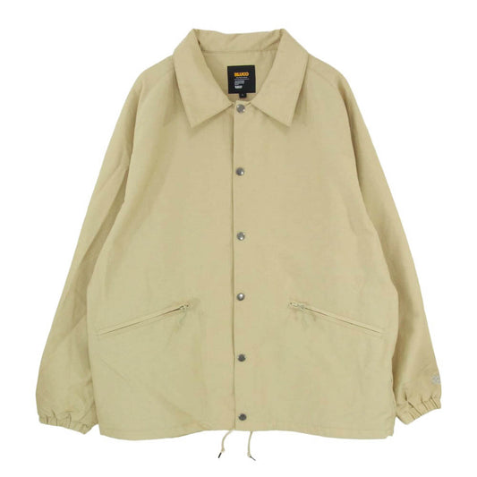 BLUCO WORK GARMENT ブルコ 151-31-041 60 40 CHIN STRAP COACH JACKET チンストラップ コーチジャケット ベージュ系 L【中古】