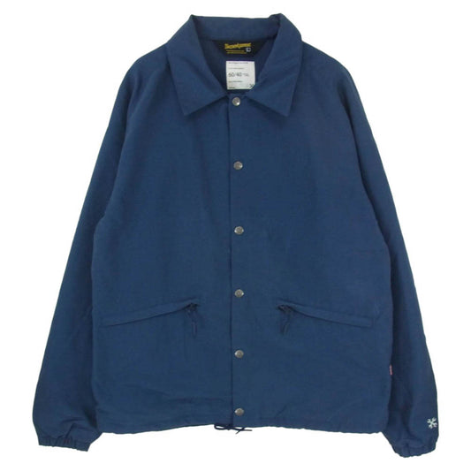 BLUCO WORK GARMENT ブルコ 141-31-041 60/40 CHIN STRAP COACH JACKET チン ストラップ コーチ ジャケット ネイビー系 L【中古】