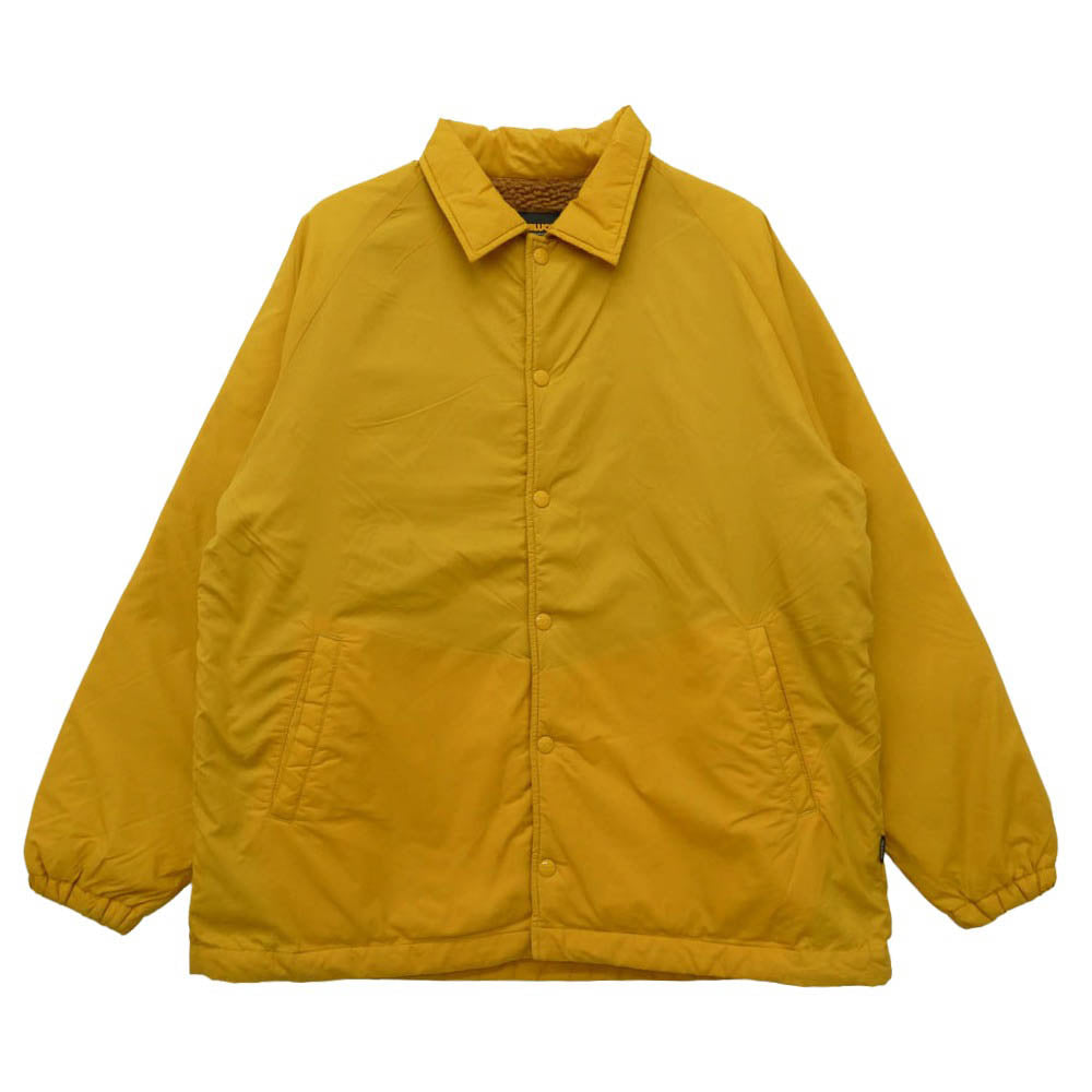 BLUCO WORK GARMENT ブルコ 147-31-020 BOA NYLON COACH JACKET ボア ナイロン コーチ ジャケット イエロー系 L【中古】